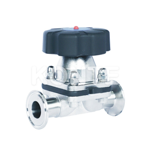 Пластиковый ручный клапан диафрагмы.