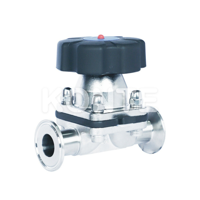 Пластиковый ручный клапан диафрагмы.