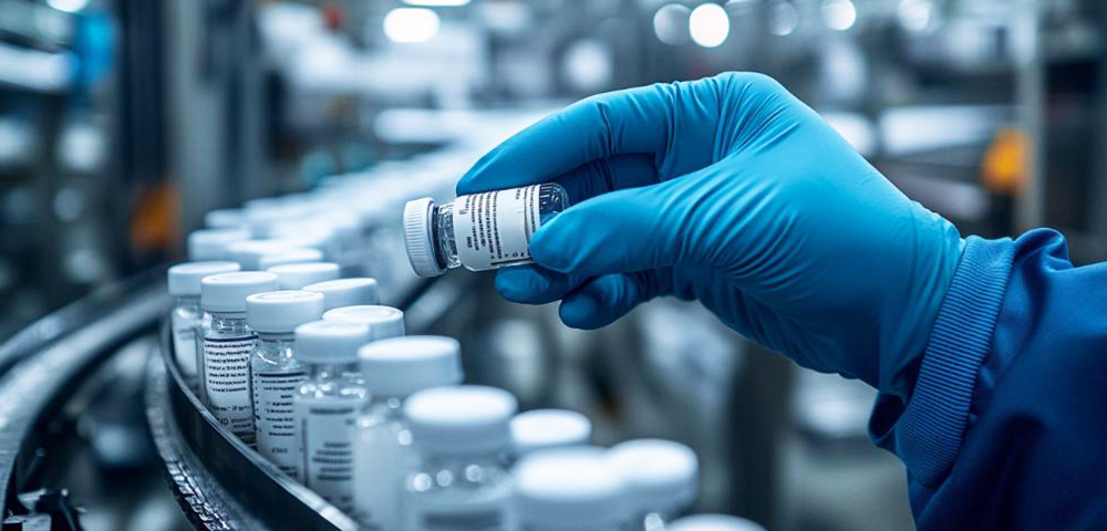 Фармацевтическая лаборатория с системами высокой чистоты клапанов