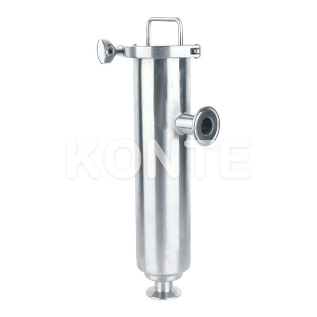 Фильтр с зажатым углом 304/316L для санитарных применений