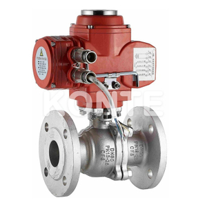 Электрический немецкий стандартный фланцевый шаровой клапан