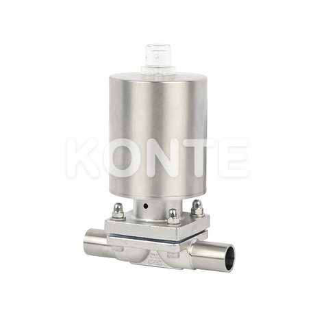 Пневматический санитарно -диафрагмный клапан