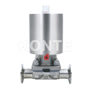 Пневматический клапан из нержавеющей стали.