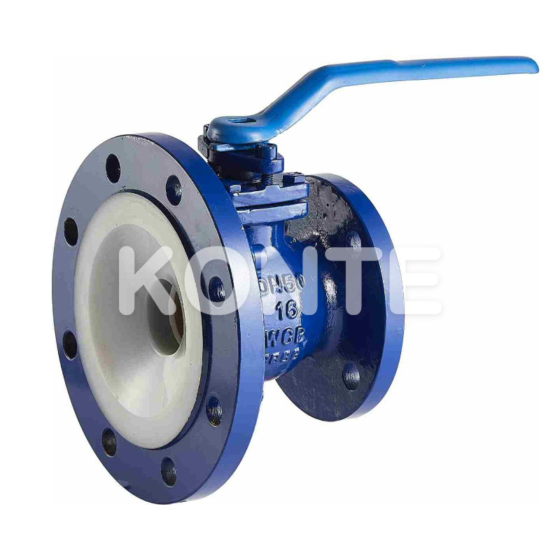 Загрязненный фтором нижний шаровой клапан