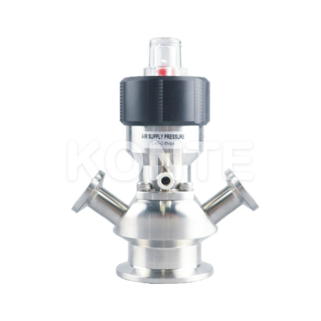 Клапан пневматического асептического отбора проб