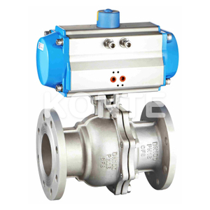 Пневматический японский стандартный фланговый шариковой клапан