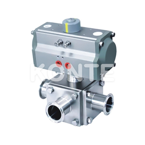 Пневматический все включенное трех/четырехстороннее шаровое клапан