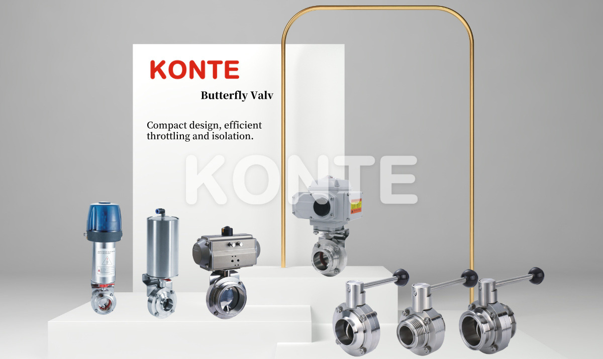 Sanitary Butterfly Valves Санитарные клапаны бабочки